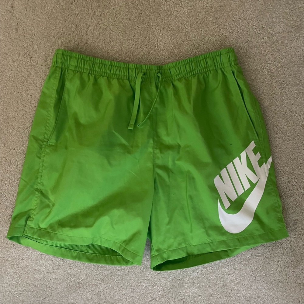 Nike Green Athletic Shorts